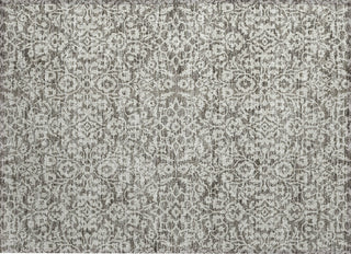 Piper Looms Chantille Damask ACN920 Taupe Machine Washable Area Rug Scatter Main Image