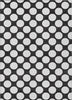 Piper Looms Chantille Circles ACN921 Black Machine Washable Area Rug main image
