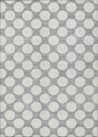 Piper Looms Chantille Circles ACN921 Gray Machine Washable Area Rug main image