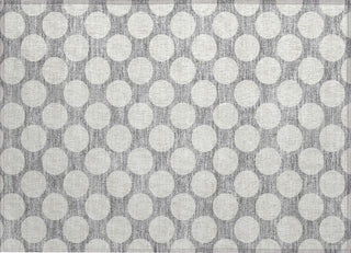 Piper Looms Chantille Circles ACN921 Gray Machine Washable Area Rug Scatter Main Image