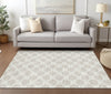 Piper Looms Chantille Circles ACN921 Ivory Machine Washable Area Rug Lifestyle Image Feature