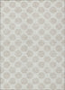 Piper Looms Chantille Circles ACN921 Ivory Machine Washable Area Rug main image