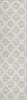 Piper Looms Chantille Circles ACN921 Ivory Machine Washable Area Rug Runner Main Image
