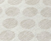 Piper Looms Chantille Circles ACN921 Ivory Machine Washable Area Rug Swatch Image