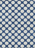 Piper Looms Chantille Circles ACN921 Navy Machine Washable Area Rug main image