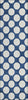 Piper Looms Chantille Circles ACN921 Navy Machine Washable Area Rug Runner Main Image