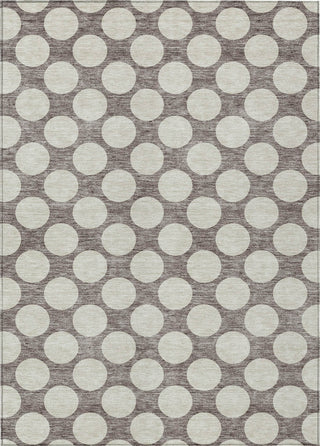 Piper Looms Chantille Circles ACN921 Taupe Machine Washable Area Rug main image