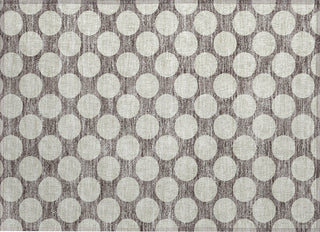 Piper Looms Chantille Circles ACN921 Taupe Machine Washable Area Rug Scatter Main Image