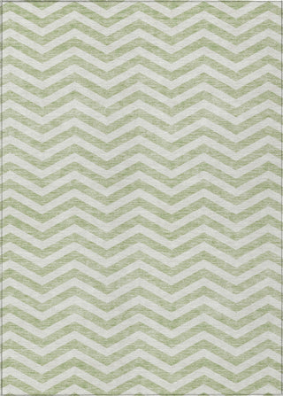Piper Looms Chantille Chevron ACN922 Aloe Machine Washable Area Rug main image