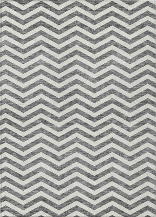 Piper Looms Chantille Chevron ACN922 Gray Machine Washable Area Rug main image