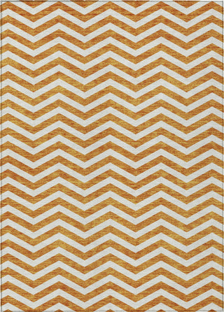 Piper Looms Chantille Chevron ACN922 Orange Machine Washable Area Rug main image