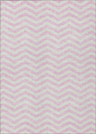 Piper Looms Chantille Chevron ACN922 Pink Machine Washable Area Rug main image