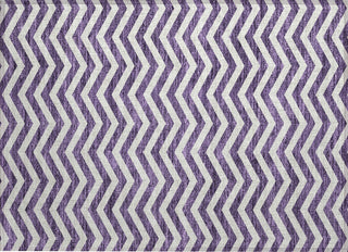 Piper Looms Chantille Chevron ACN922 Purple Machine Washable Area Rug Scatter Main Image