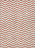 Piper Looms Chantille Chevron ACN922 Salmon Machine Washable Area Rug main image