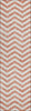 Piper Looms Chantille Chevron ACN922 Salmon Machine Washable Area Rug Runner Main Image