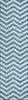 Piper Looms Chantille Chevron ACN922 Teal Machine Washable Area Rug Runner Main Image