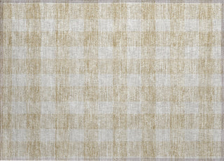 Piper Looms Chantille Plaid ACN923 Beige Machine Washable Area Rug Scatter Main Image