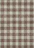 Piper Looms Chantille Plaid ACN923 Brown Machine Washable Area Rug main image