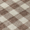 Piper Looms Chantille Plaid ACN923 Brown Machine Washable Area Rug Swatch Image