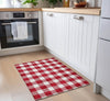 Piper Looms Chantille Plaid ACN923 Red Machine Washable Area Rug Scatter Lifestyle Image Feature