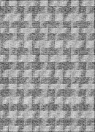 Piper Looms Chantille Plaid ACN924 Gray Machine Washable Area Rug main image