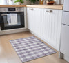 Piper Looms Chantille Plaid ACN924 Lavender Machine Washable Area Rug Scatter Lifestyle Image Feature