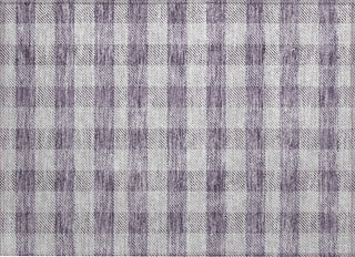 Piper Looms Chantille Plaid ACN924 Lavender Machine Washable Area Rug Scatter Main Image