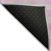 Piper Looms Chantille Plaid ACN924 Pink Machine Washable Area Rug Backing Image