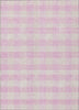 Piper Looms Chantille Plaid ACN924 Pink Machine Washable Area Rug main image