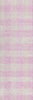 Piper Looms Chantille Plaid ACN924 Pink Machine Washable Area Rug Runner Main Image