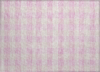 Piper Looms Chantille Plaid ACN924 Pink Machine Washable Area Rug Scatter Main Image