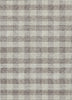 Piper Looms Chantille Plaid ACN924 Taupe Machine Washable Area Rug main image