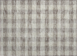 Piper Looms Chantille Plaid ACN924 Taupe Machine Washable Area Rug Scatter Main Image