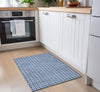 Piper Looms Chantille Squares ACN925 Navy Machine Washable Area Rug Scatter Lifestyle Image Feature