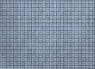 Piper Looms Chantille Squares ACN925 Navy Machine Washable Area Rug Scatter Main Image