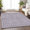 Piper Looms Chantille Squares ACN925 Purple Machine Washable Area Rug Lifestyle Image Feature