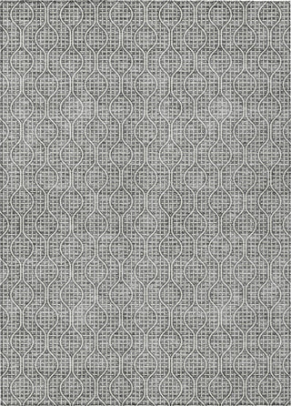 Piper Looms Chantille Geometric ACN926 Gray Machine Washable Area Rug main image