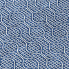 Piper Looms Chantille Geometric ACN926 Navy Machine Washable Area Rug Swatch Image
