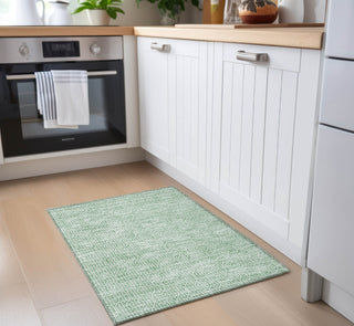 Piper Looms Chantille Geometric ACN926 Sage Machine Washable Area Rug Scatter Lifestyle Image Feature