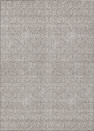 Piper Looms Chantille Geometric ACN926 Taupe Machine Washable Area Rug main image