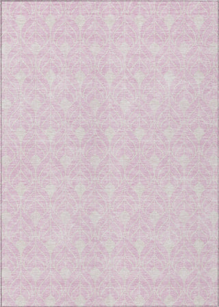 Piper Looms Chantille Geometric ACN927 Pink Machine Washable Area Rug main image