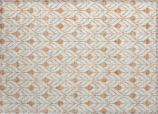 Piper Looms Chantille Geometric ACN927 Salmon Machine Washable Area Rug Scatter Main Image