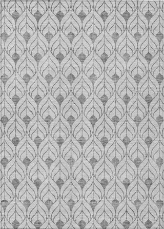 Piper Looms Chantille Geometric ACN927 Silver Machine Washable Area Rug main image