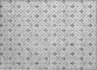 Piper Looms Chantille Geometric ACN927 Silver Machine Washable Area Rug Scatter Main Image