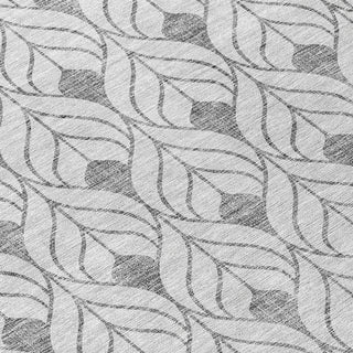 Piper Looms Chantille Geometric ACN927 Silver Machine Washable Area Rug Swatch Image