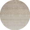 Piper Looms Chantille Ombre ACN928 Beige Machine Washable Area Rug Round Main Image