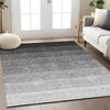 Piper Looms Chantille Ombre ACN928 Black Machine Washable Area Rug Lifestyle Image Feature