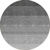 Piper Looms Chantille Ombre ACN928 Black Machine Washable Area Rug Round Main Image