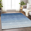Piper Looms Chantille Ombre ACN928 Blue Machine Washable Area Rug Lifestyle Image Feature