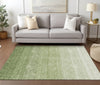Piper Looms Chantille Ombre ACN928 Green Machine Washable Area Rug Lifestyle Image Feature
